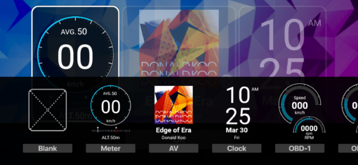 CUSTOMIZABLE OBD-II WIDGETS